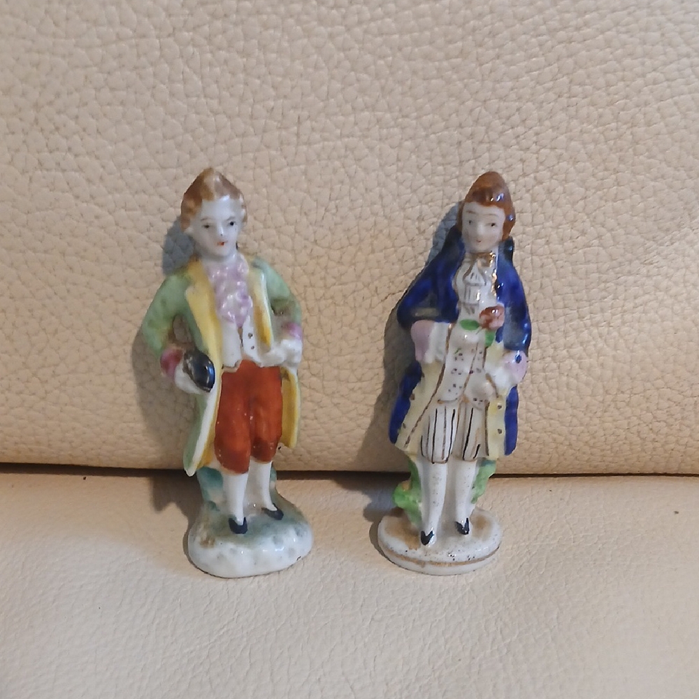 2 Very Old China Figures Occupied Japan